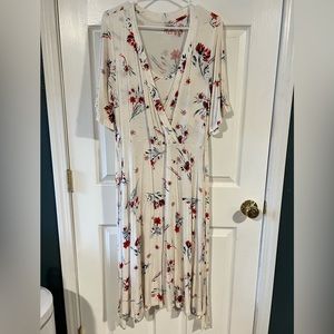 Latched Mama Large MIDI Wrap Dress